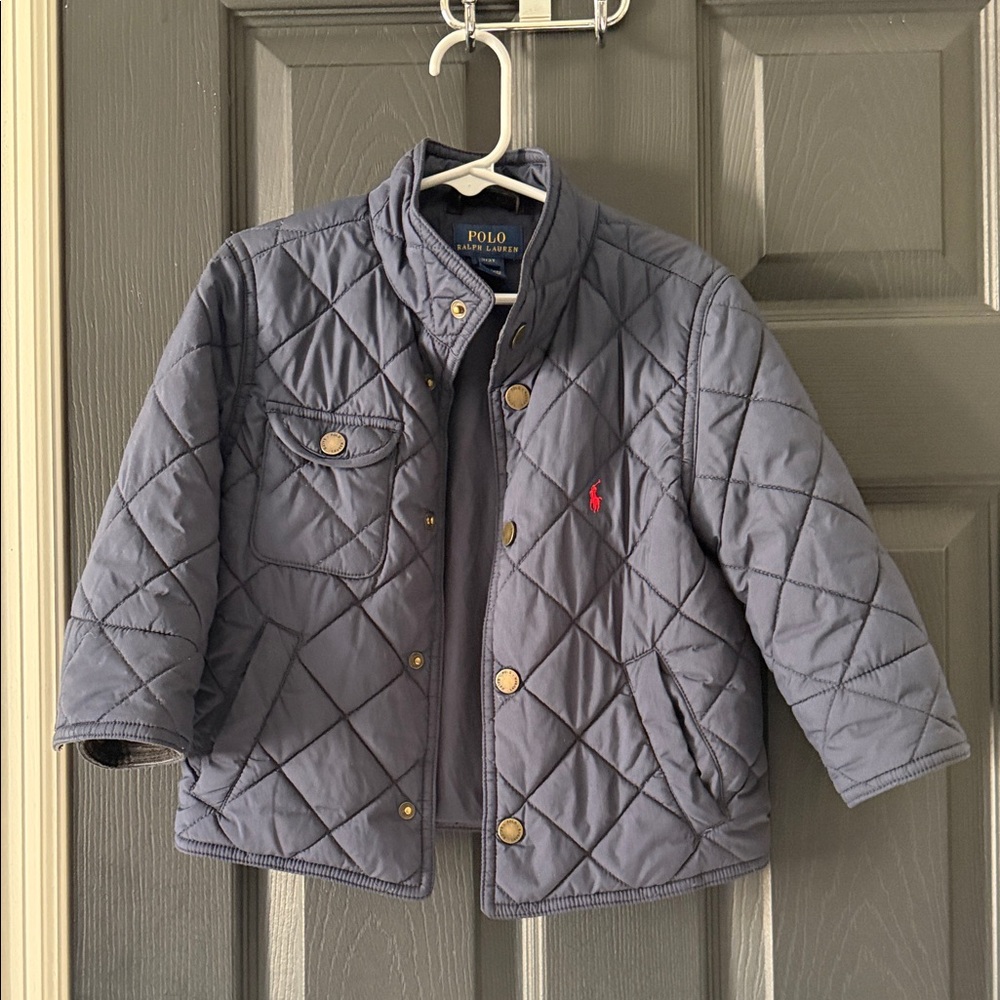 Polo by Ralph Lauren Kids Dark Blue Quilted Puffer Jacket